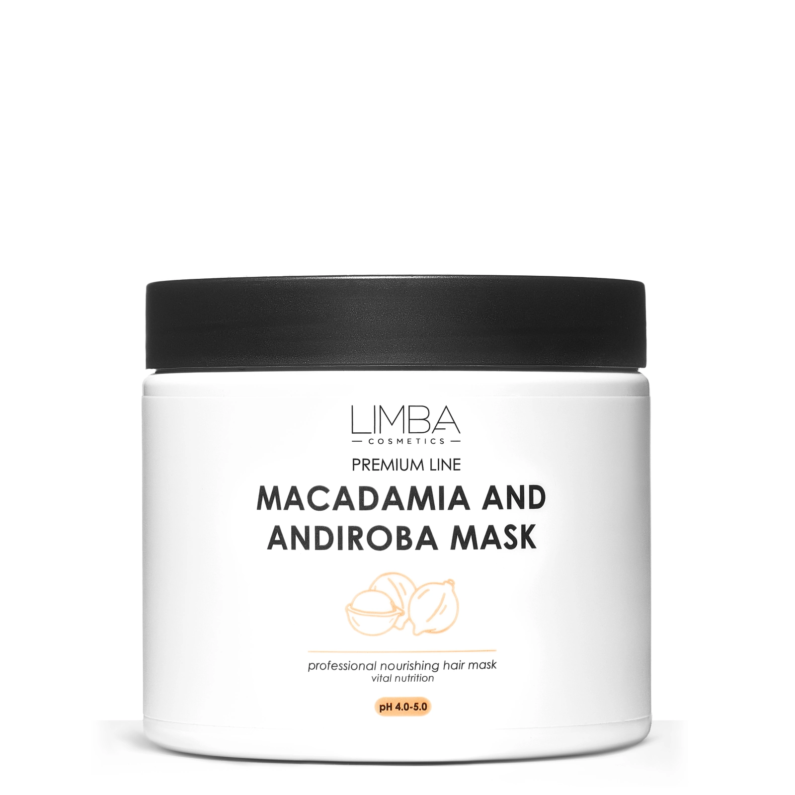 Limba Cosmetics Premium Macadamia & Andiroba Mask, 490 ml