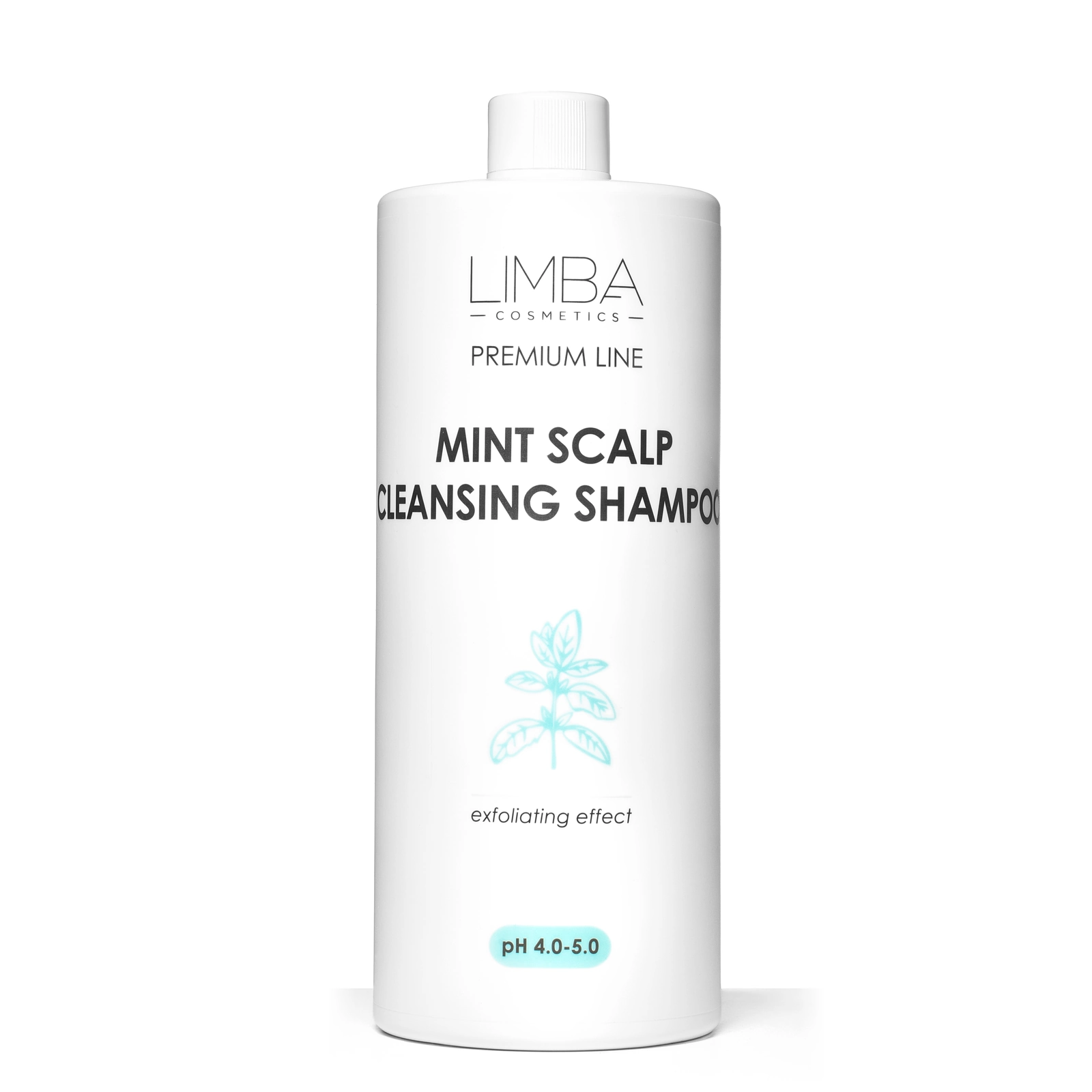 Limba Cosmetics Premium Mint Scalp Cleansing Shampoo, 1000 ml