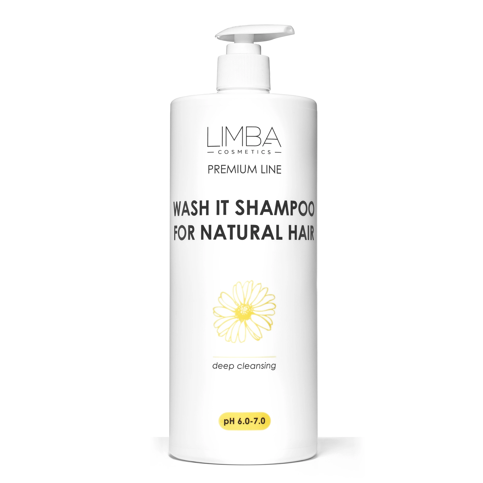 Limba Cosmetics Deep Cleansing WASH IT Shampoo, 1000 ml